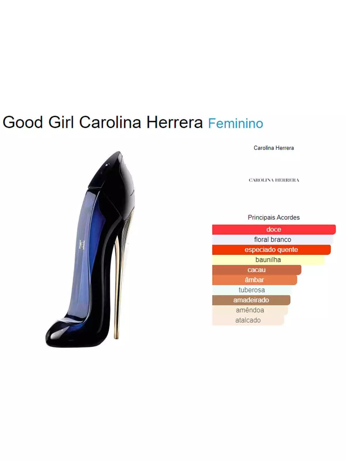 Perfume Good Girl Carolina Herrera 150ml