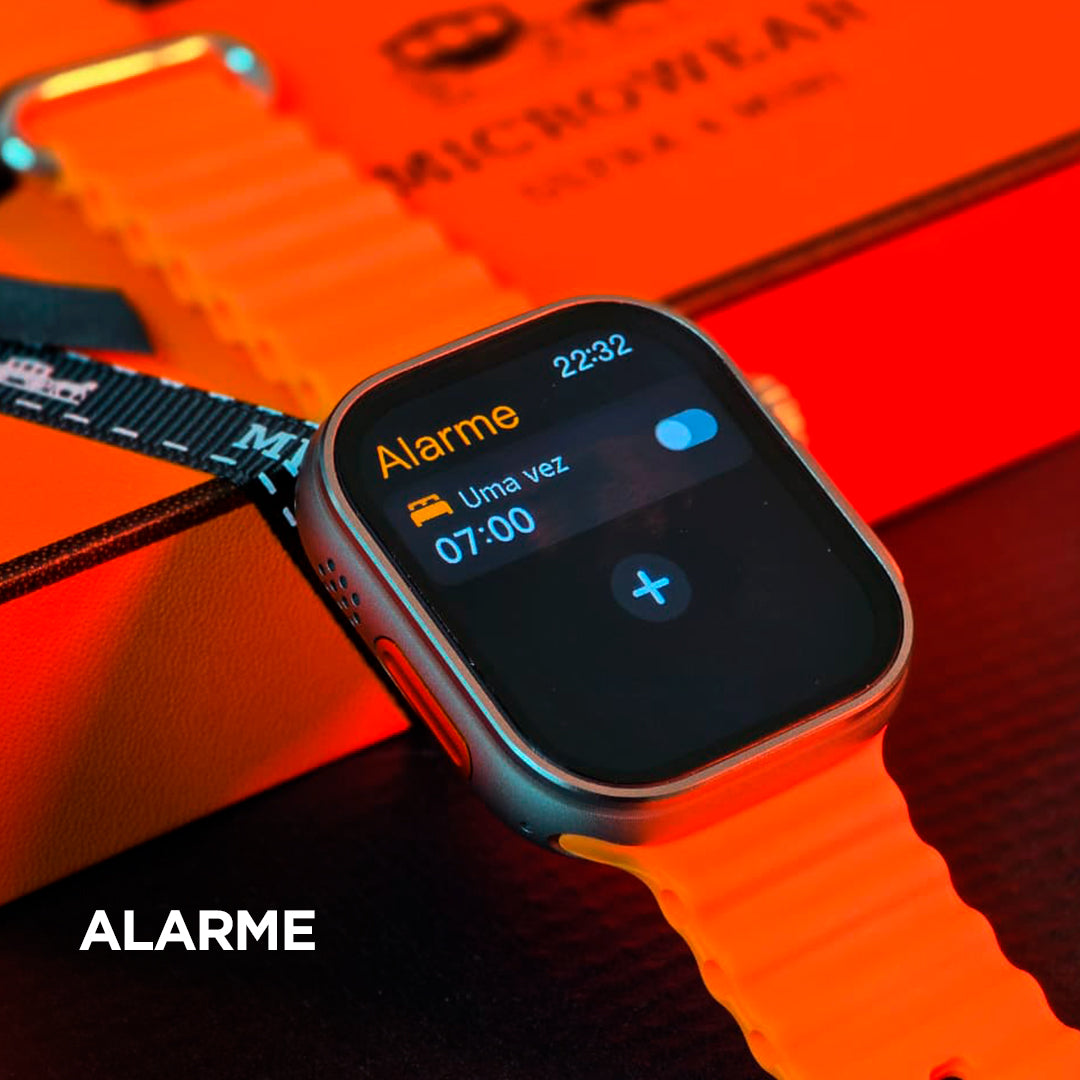 Smartwatch Microwear Ultra 4 Mini | Series 11 | Responde Whatsapp | À Prova D'Água 3atm
