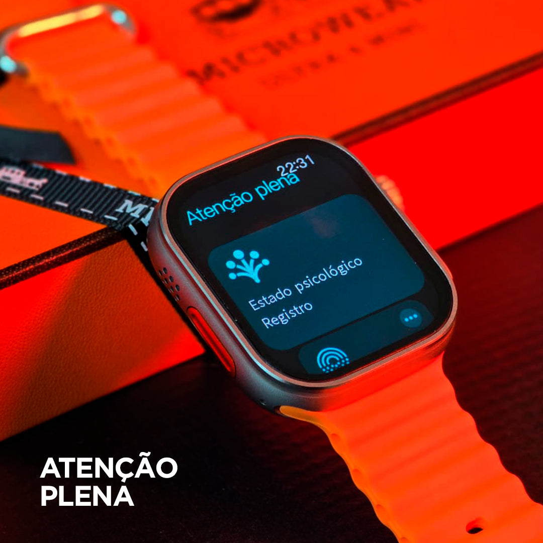 Smartwatch Microwear Ultra 4 Mini | Series 11 | Responde Whatsapp | À Prova D'Água 3atm
