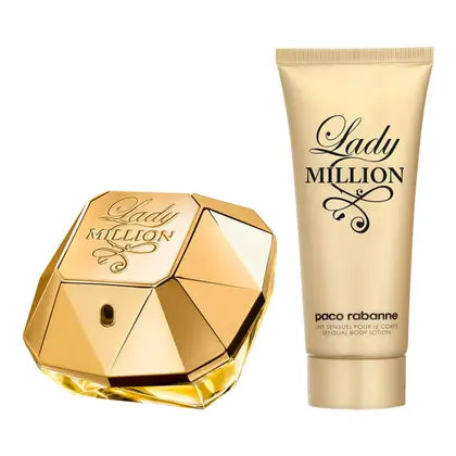 Kit Perfume Lady Million 80ml + Body Lotion
