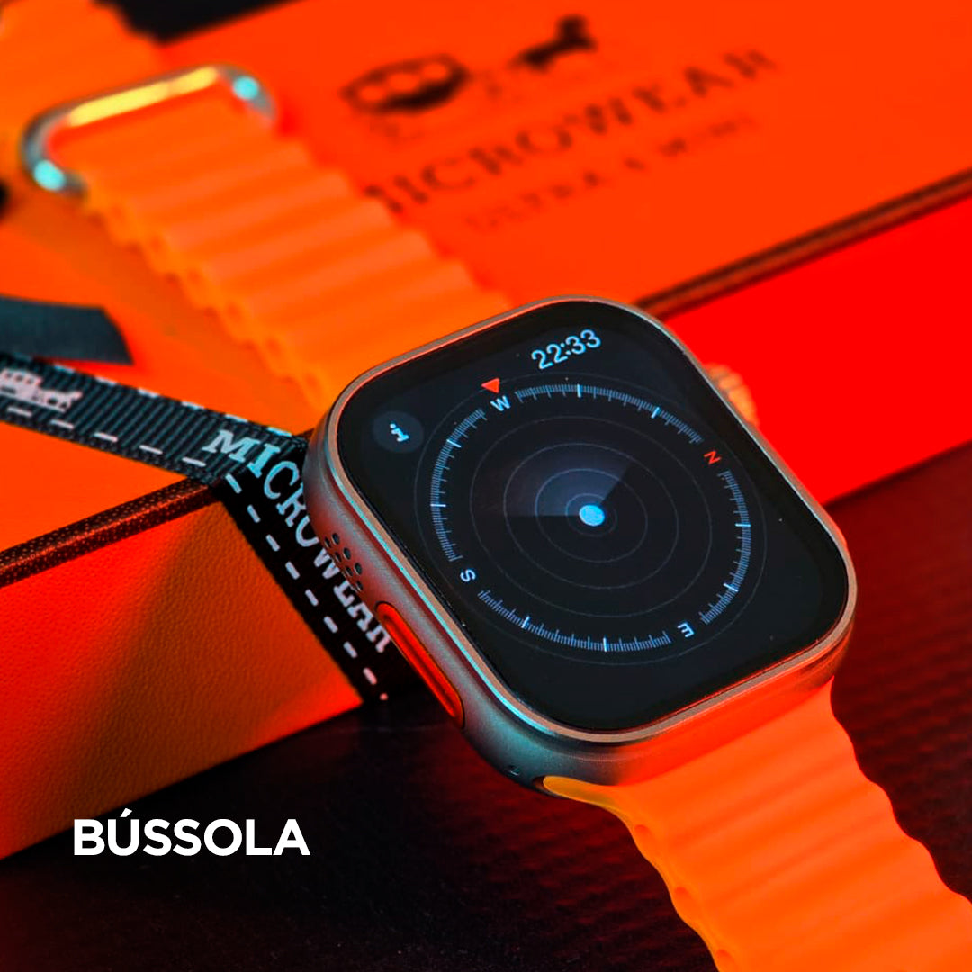 Smartwatch Microwear Ultra 4 Mini | Series 11 | Responde Whatsapp | À Prova D'Água 3atm