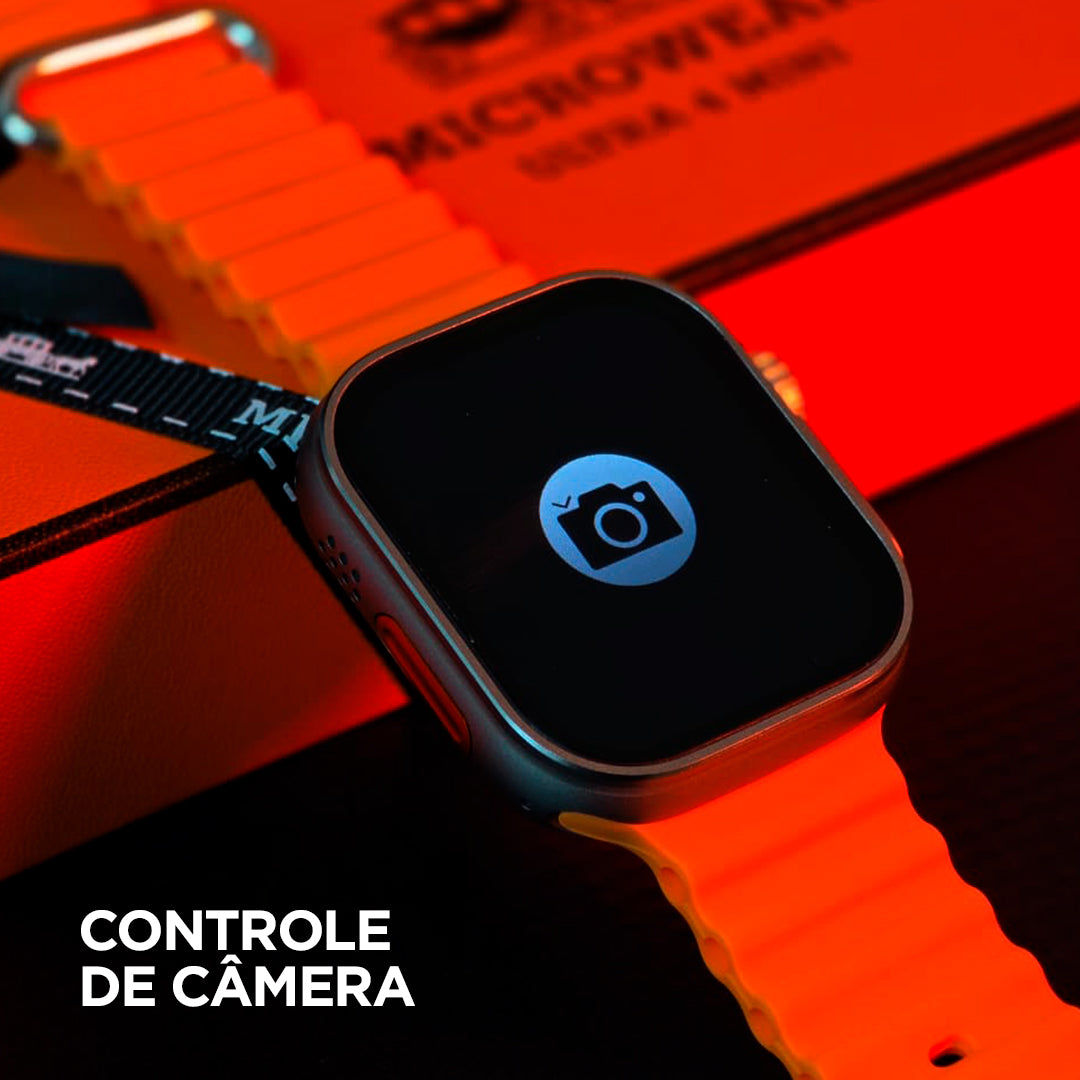 Smartwatch Microwear Ultra 4 Mini | Series 11 | Responde Whatsapp | À Prova D'Água 3atm