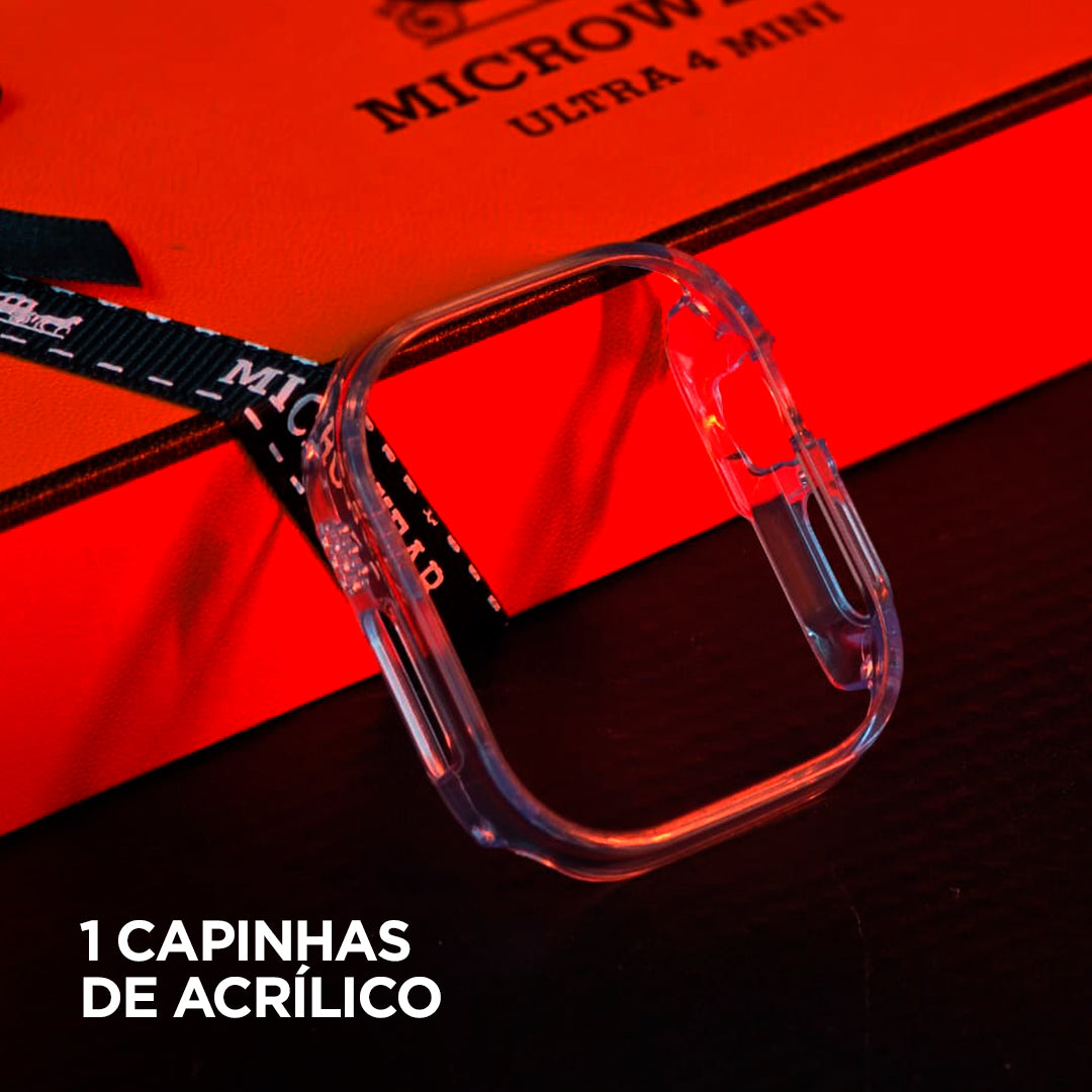 Smartwatch Microwear Ultra 4 Mini | Series 11 | Responde Whatsapp | À Prova D'Água 3atm