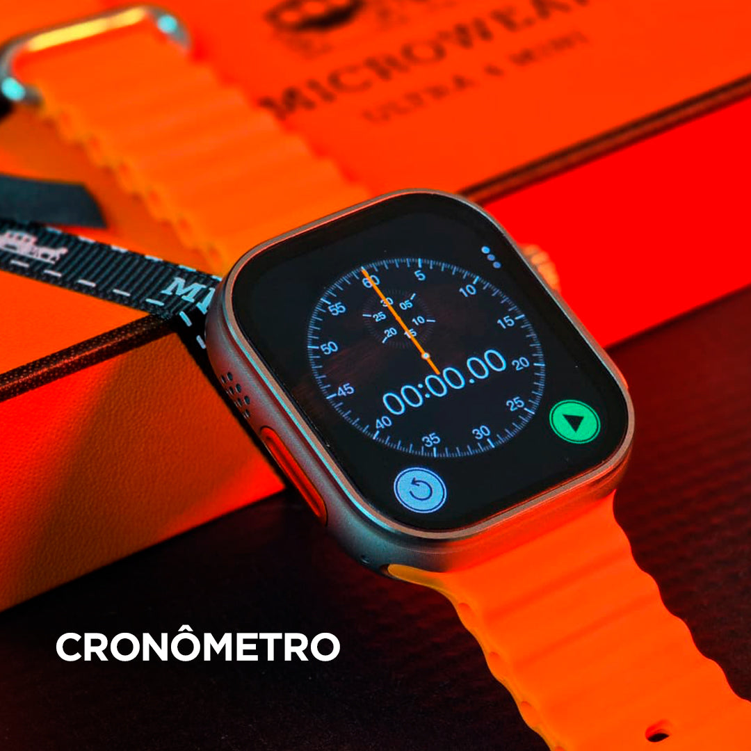 Smartwatch Microwear Ultra 4 Mini | Series 11 | Responde Whatsapp | À Prova D'Água 3atm
