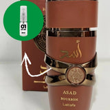 [DECANT] Perfume Árabe Lattafa Asad Bourbon Eau de Parfum Masculino