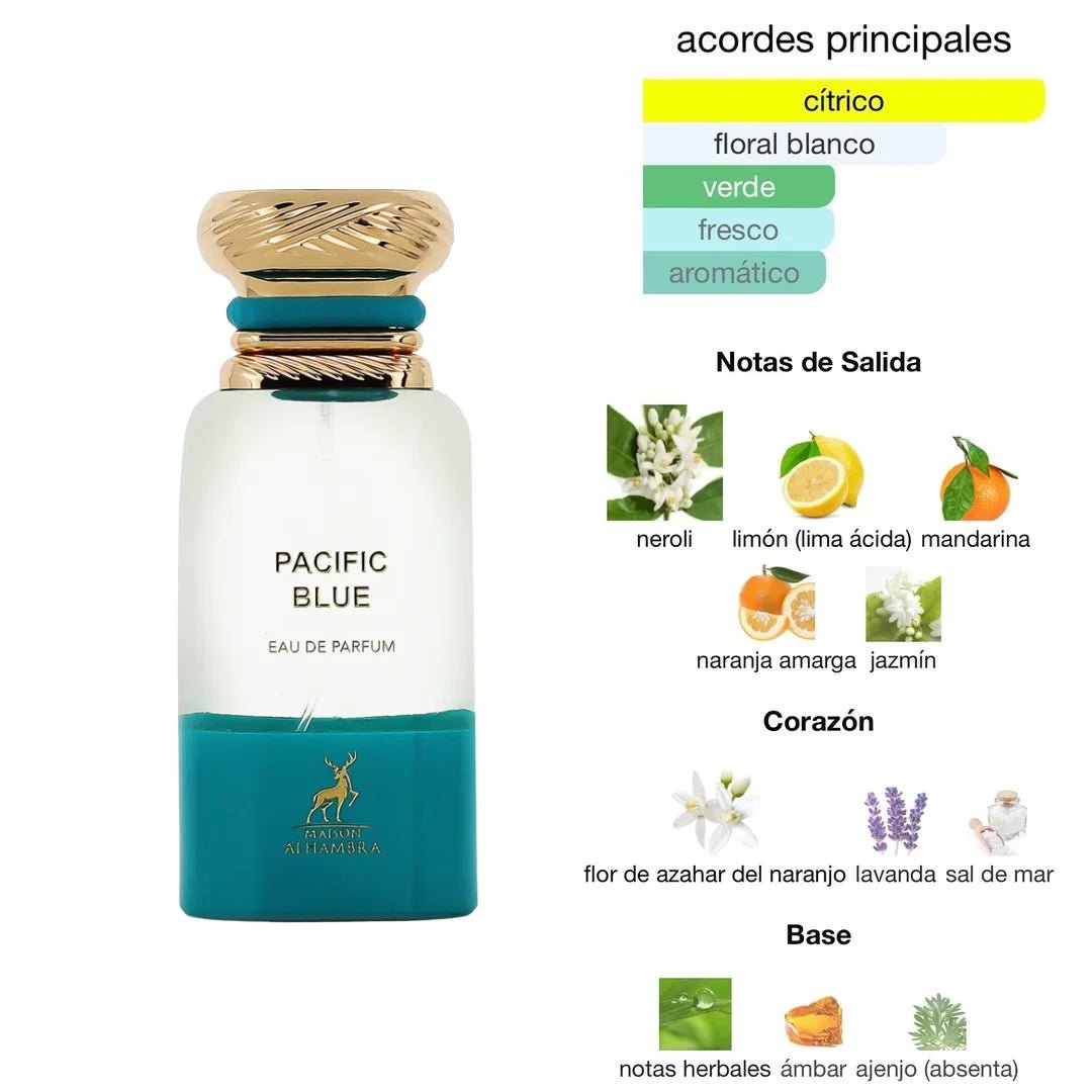 [DECANT] Perfume Pacific Blue 30ml Maison Alhambra - 01 do Brasil