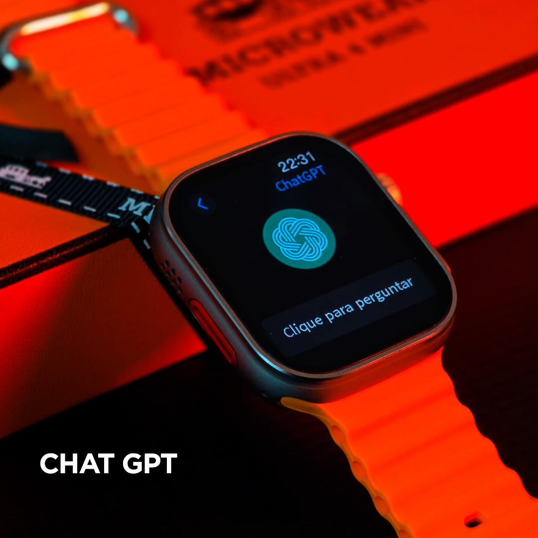 Smartwatch Microwear Ultra 4 Mini | Series 11 | Responde Whatsapp | À Prova D'Água 3atm