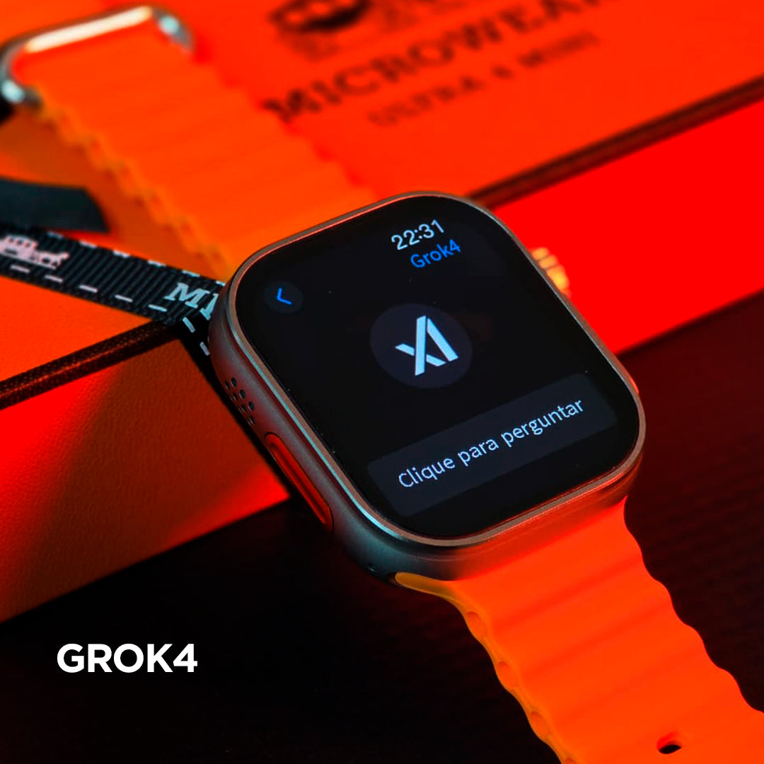 Smartwatch Microwear Ultra 4 Mini | Series 11 | Responde Whatsapp | À Prova D'Água 3atm