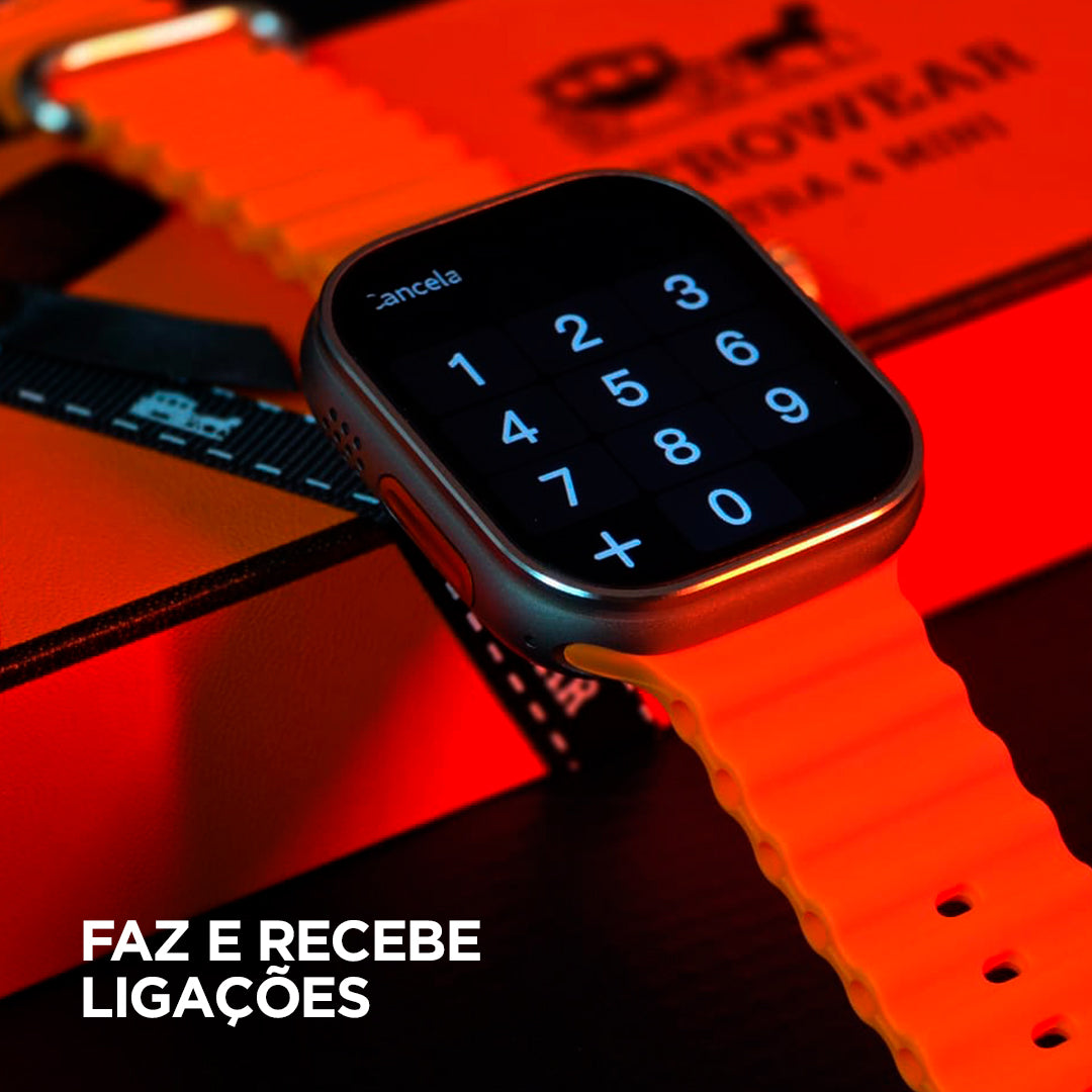 Smartwatch Microwear Ultra 4 Mini | Series 11 | Responde Whatsapp | À Prova D'Água 3atm
