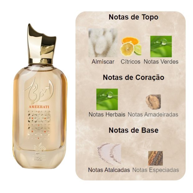 Perfume Ameerati Al Wataniah 100ml - 01 do Brasil