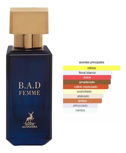 Perfume Árabe BAD Femme 30ml Maison Alhambra Feminino [Miniatura] - 01 do Brasil