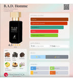 Perfume Árabe BAD Homme 30ml Maison Alhambra Masculino [Miniatura] - 01 do Brasil
