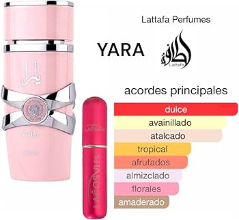 Perfume Árabe Lattafa Yara Rosa - 01 do Brasil