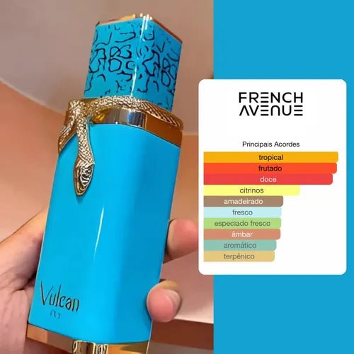 Perfume Árabe Vulcan Feu French Avenue Eau de Parfum - 01 do Brasil