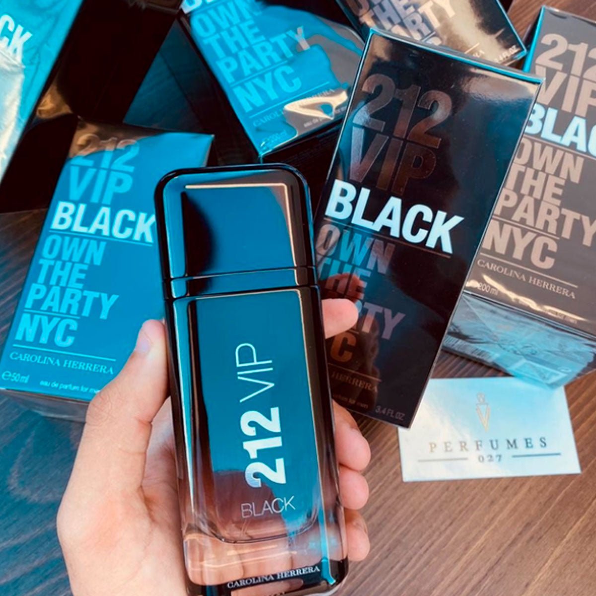 Perfume Importado 212 Vip Black Carolina Herrera Masculino 200ml - 01 do Brasil