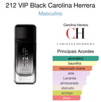 Perfume Importado 212 Vip Black Carolina Herrera Masculino 200ml - 01 do Brasil