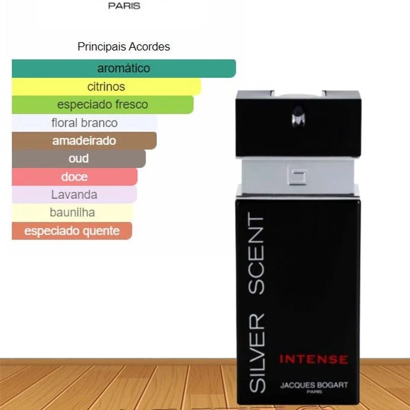 Perfume Importado Silver Scent Intense Jacques Bogart Eau de Toilette Masculino - 01 do Brasil