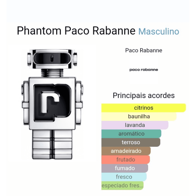 Perfume Phantom EDT Rabanne 100ml - 01 do Brasil