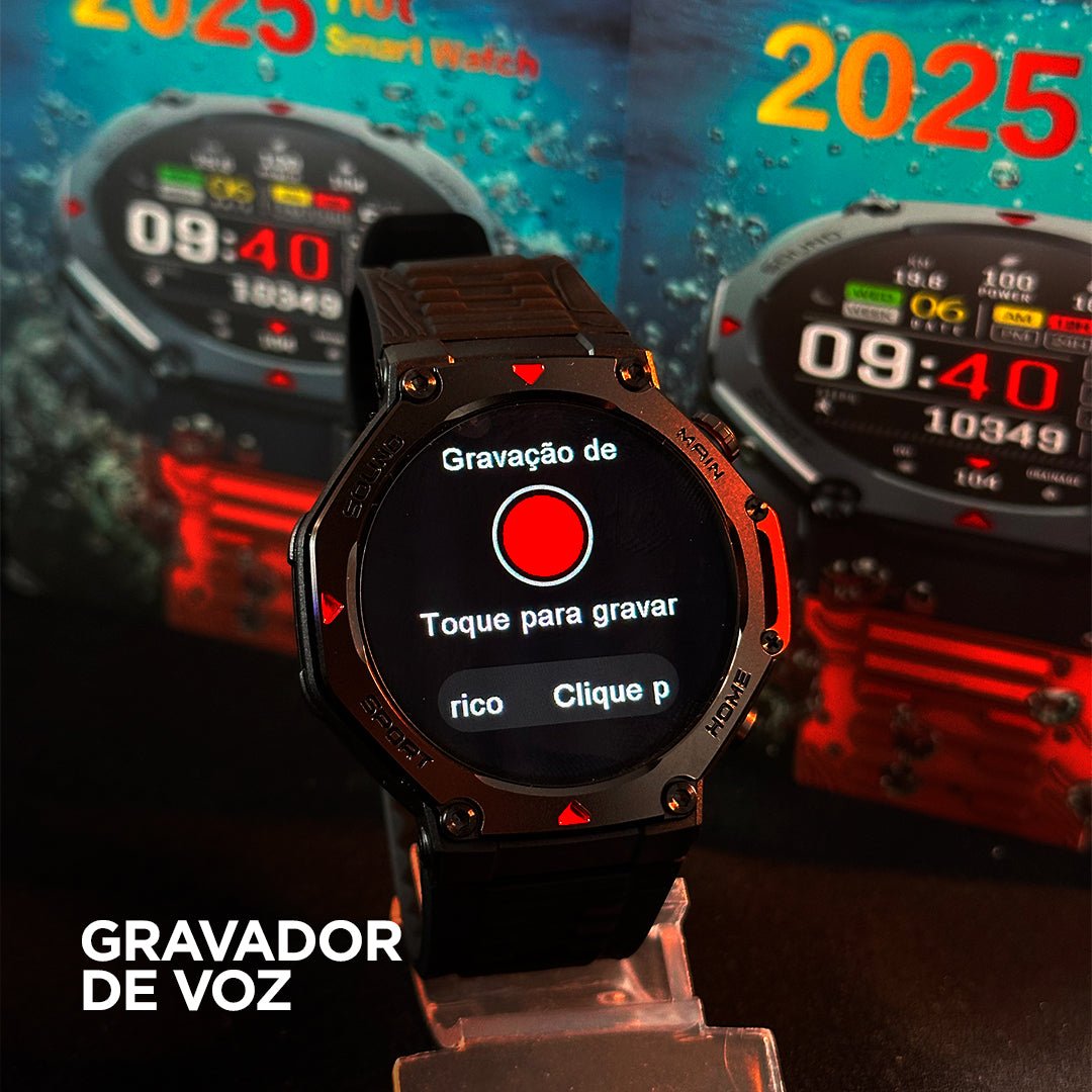 Smartwatch Microwear MA31 | Responde WhatsApp | À Prova D'Água 3atm - 01 do Brasil