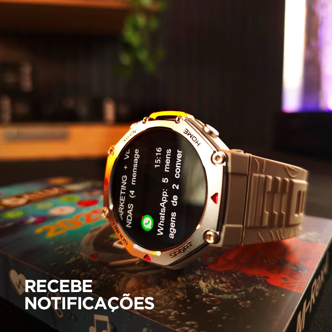 Smartwatch Microwear MA31 | Responde WhatsApp | À Prova D'Água 3atm - 01 do Brasil