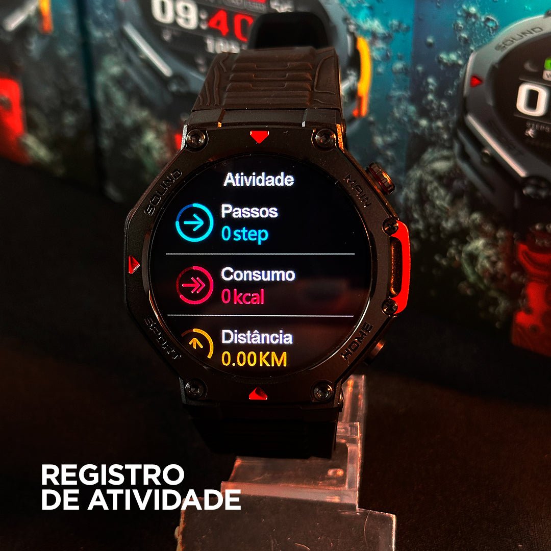 Smartwatch Microwear MA31 | Responde WhatsApp | À Prova D'Água 3atm - 01 do Brasil