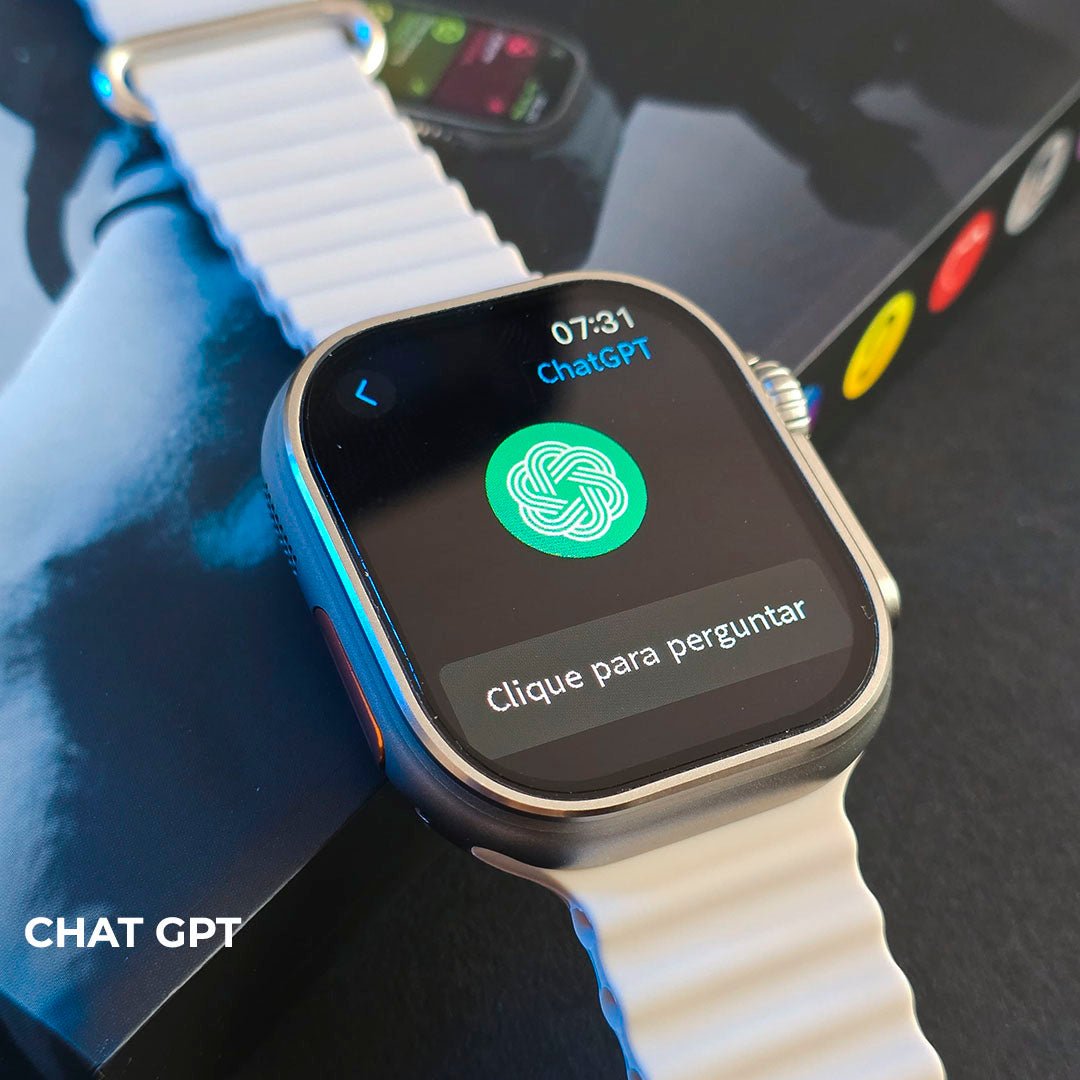 Smartwatch Microwear Ultra 4 Pro | Series 10 | À Prova D'Água 3atm - 01 do Brasil