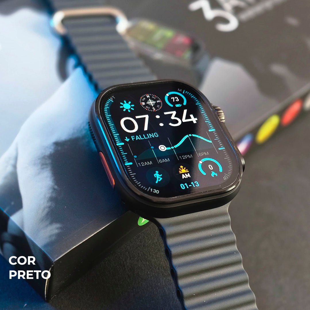 Smartwatch Microwear Ultra 4 Pro | Series 10 | À Prova D'Água 3atm - 01 do Brasil