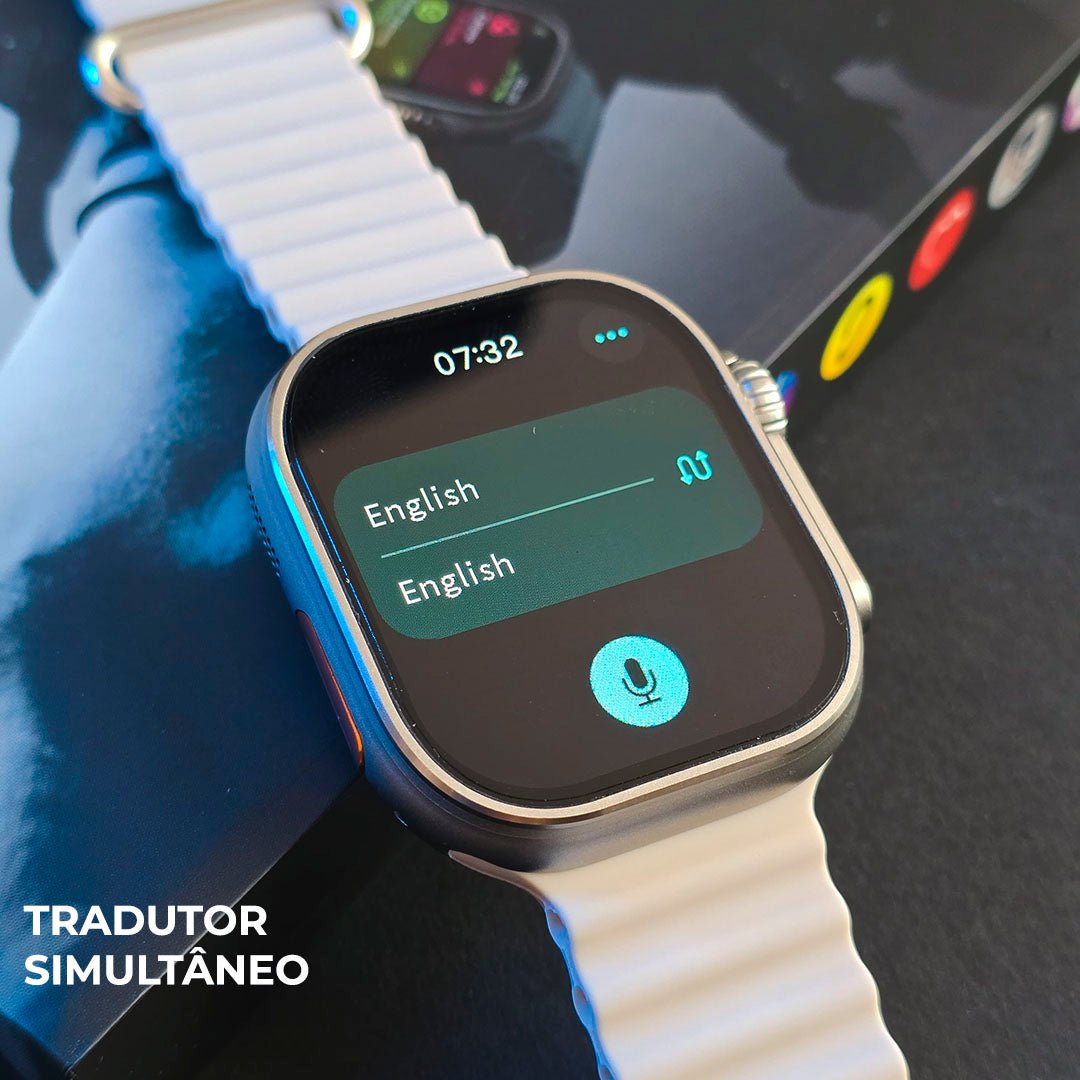 Smartwatch Microwear Ultra 4 Pro | Series 10 | À Prova D'Água 3atm - 01 do Brasil