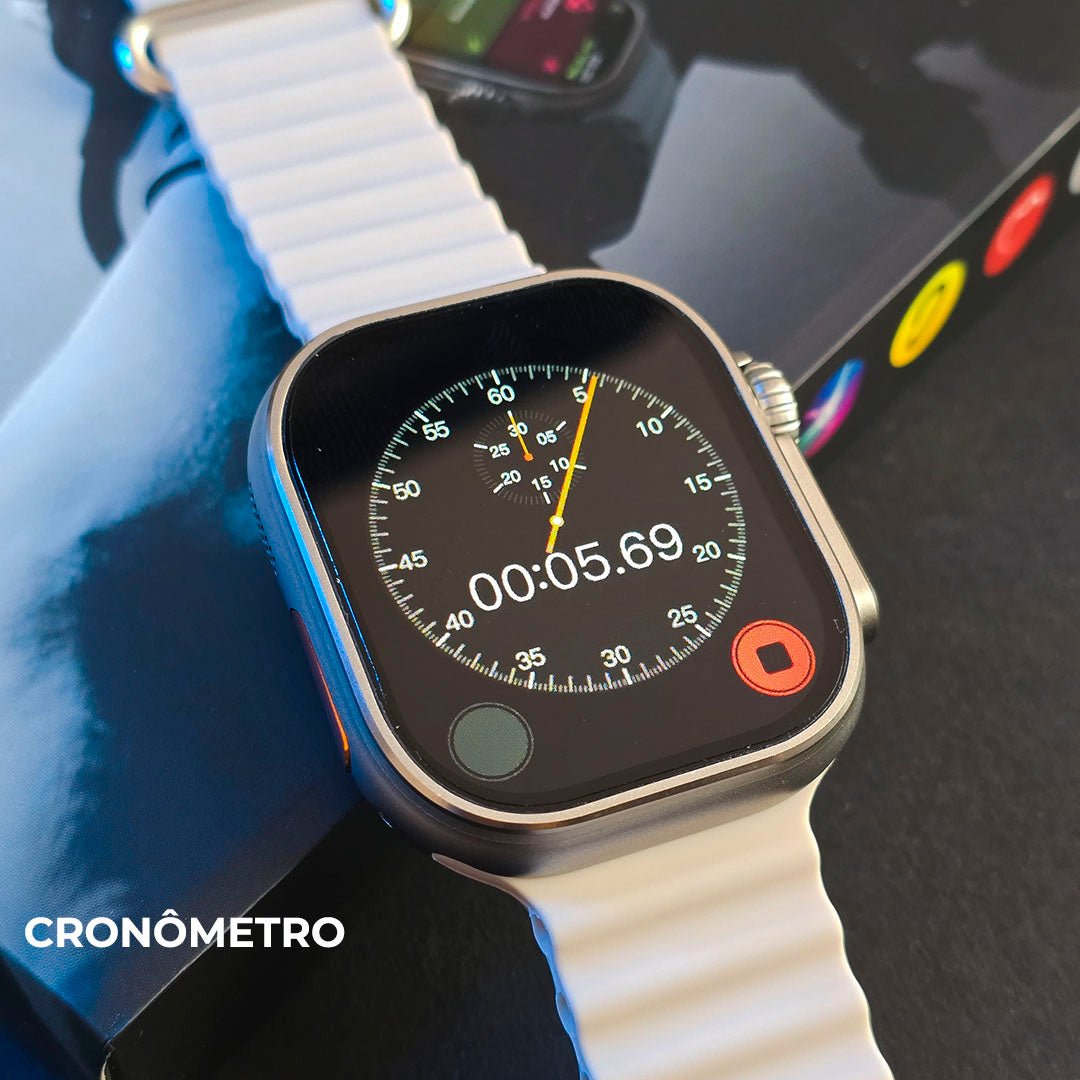 Smartwatch Microwear Ultra 4 Pro | Series 10 | À Prova D'Água 3atm - 01 do Brasil