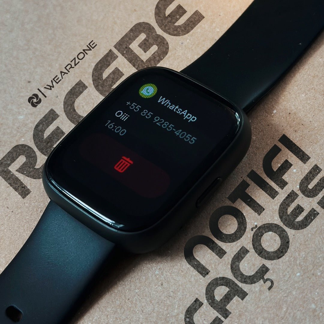 Smartwatch Wearzone Pulse | 3 atm À prova d'água | Bateria dura muito - 01 do Brasil