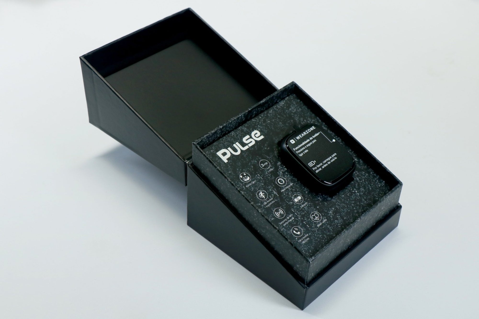 Smartwatch Wearzone Pulse | 3 atm À prova d'água | Bateria dura muito - 01 do Brasil