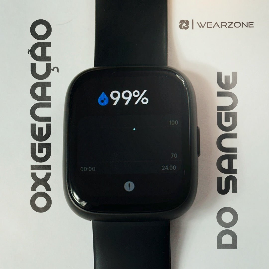 Smartwatch Wearzone Pulse | 3 atm À prova d'água | Bateria dura muito - 01 do Brasil