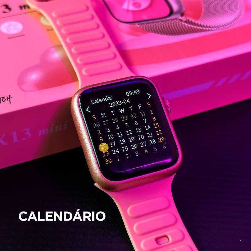 Smartwatch X13 Mini | Kit 3 Pulseiras | Custo Benefício - 01 do Brasil