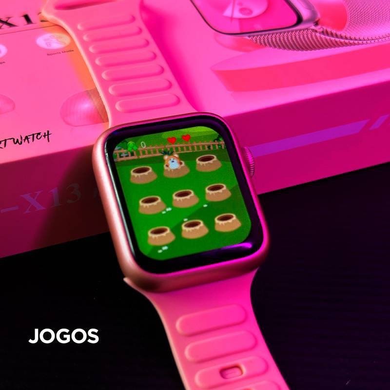 Smartwatch X13 Mini | Kit 3 Pulseiras | Custo Benefício - 01 do Brasil