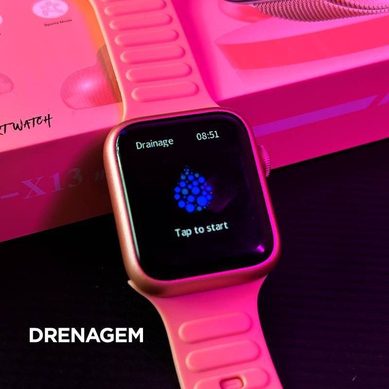 Smartwatch X13 Mini | Kit 3 Pulseiras | Custo Benefício - 01 do Brasil