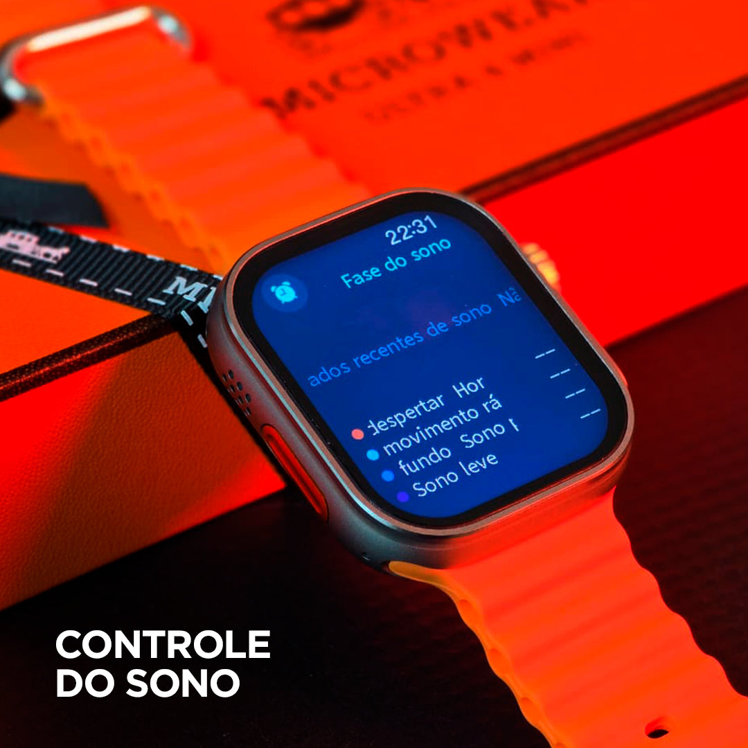 Smartwatch Microwear Ultra 4 Mini | Series 11 | Responde Whatsapp | À Prova D'Água 3atm