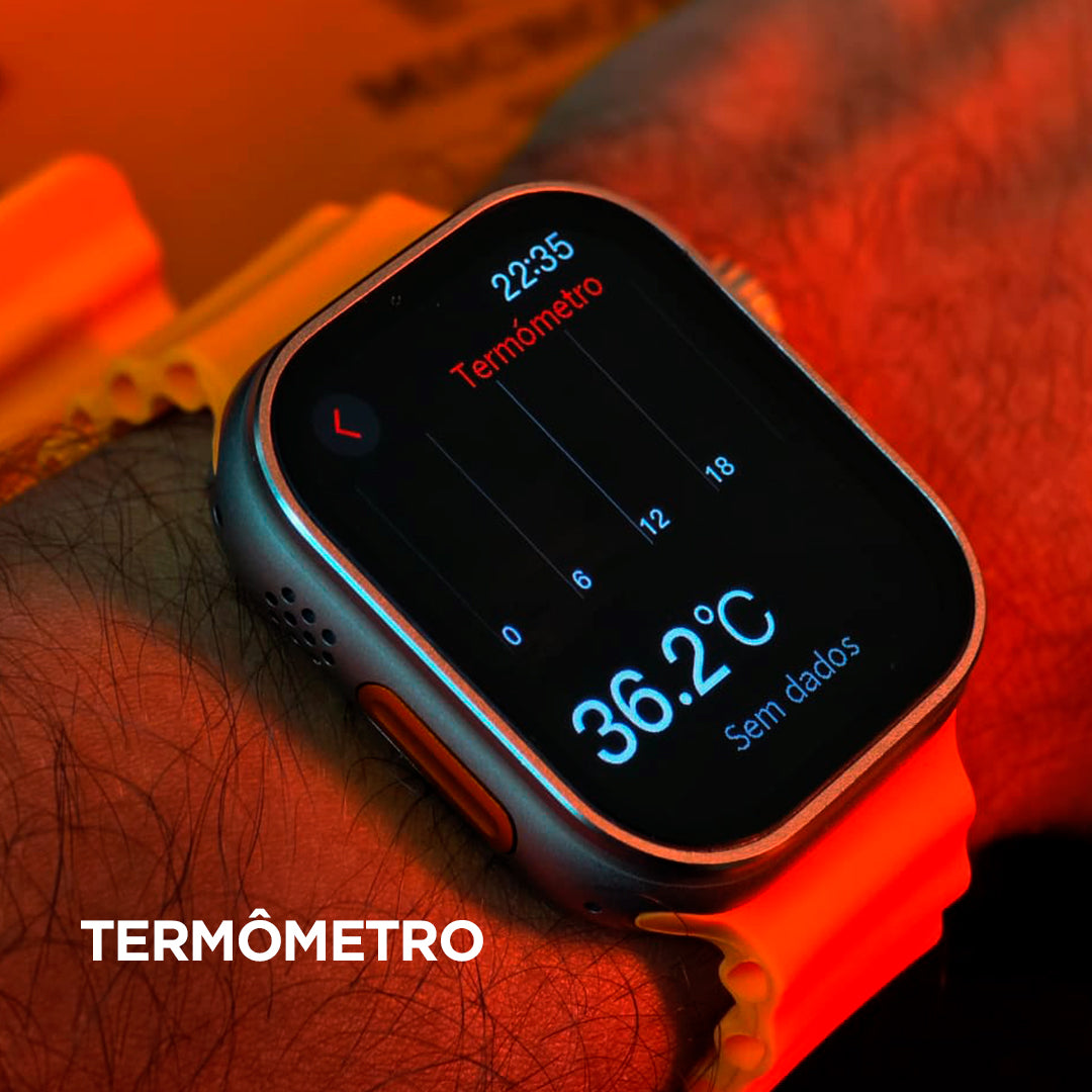 Smartwatch Microwear Ultra 4 Mini | Series 11 | Responde Whatsapp | À Prova D'Água 3atm