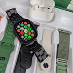 WS - 80 ULTRA 2 | Kit 7 pulseiras + Fone bluetooth - 01 do Brasil