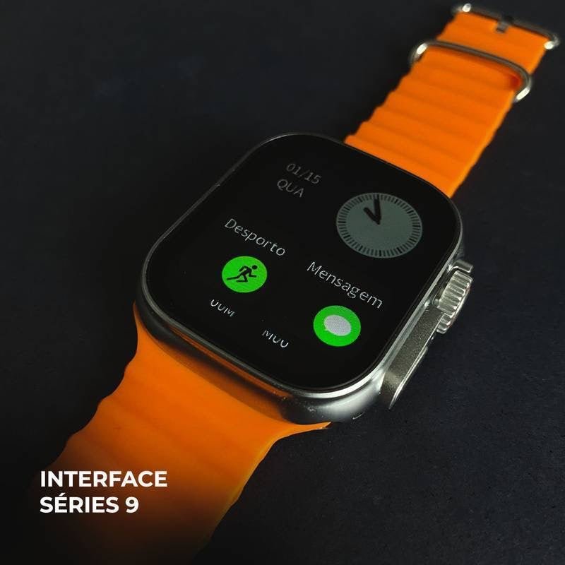 WS - 80 ULTRA 2 | Kit 7 pulseiras + Fone bluetooth - 01 do Brasil